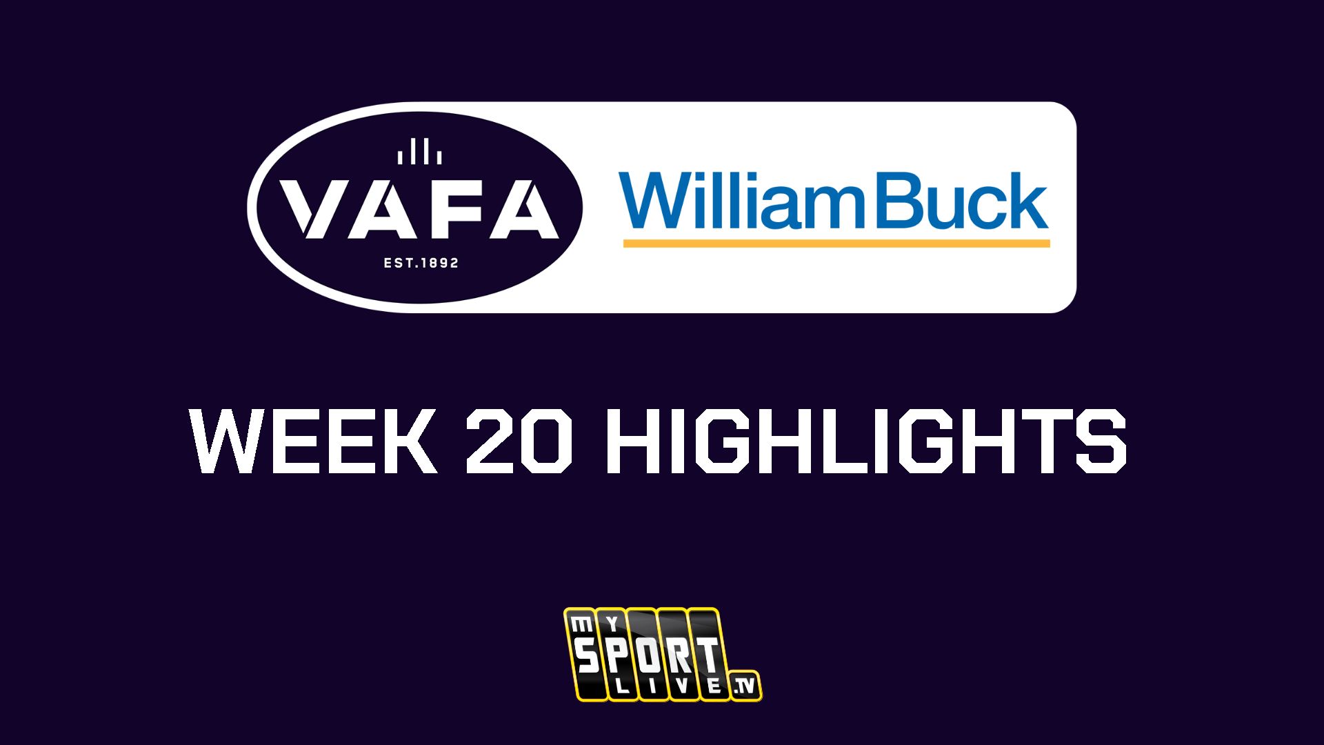 2024 VAFA Week 20 Highlights