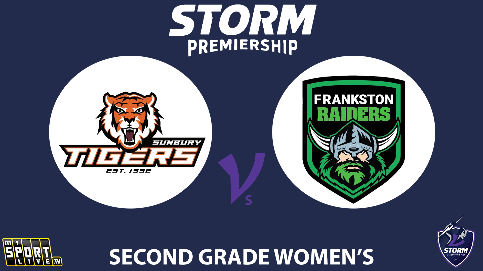 2025 RD14 Second Grade Women's Sunbury Tigers vs. Frankston Raiders