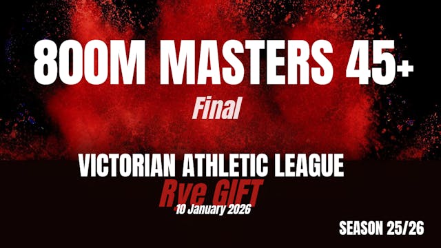 Rye Gift 800M Over 45 Finals