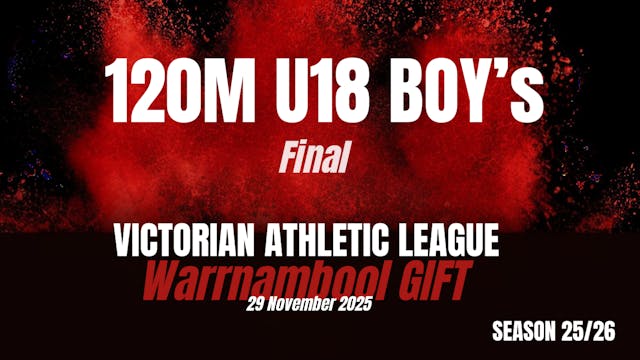 Warrnambool Gift - 120M U18's Boys Fi...