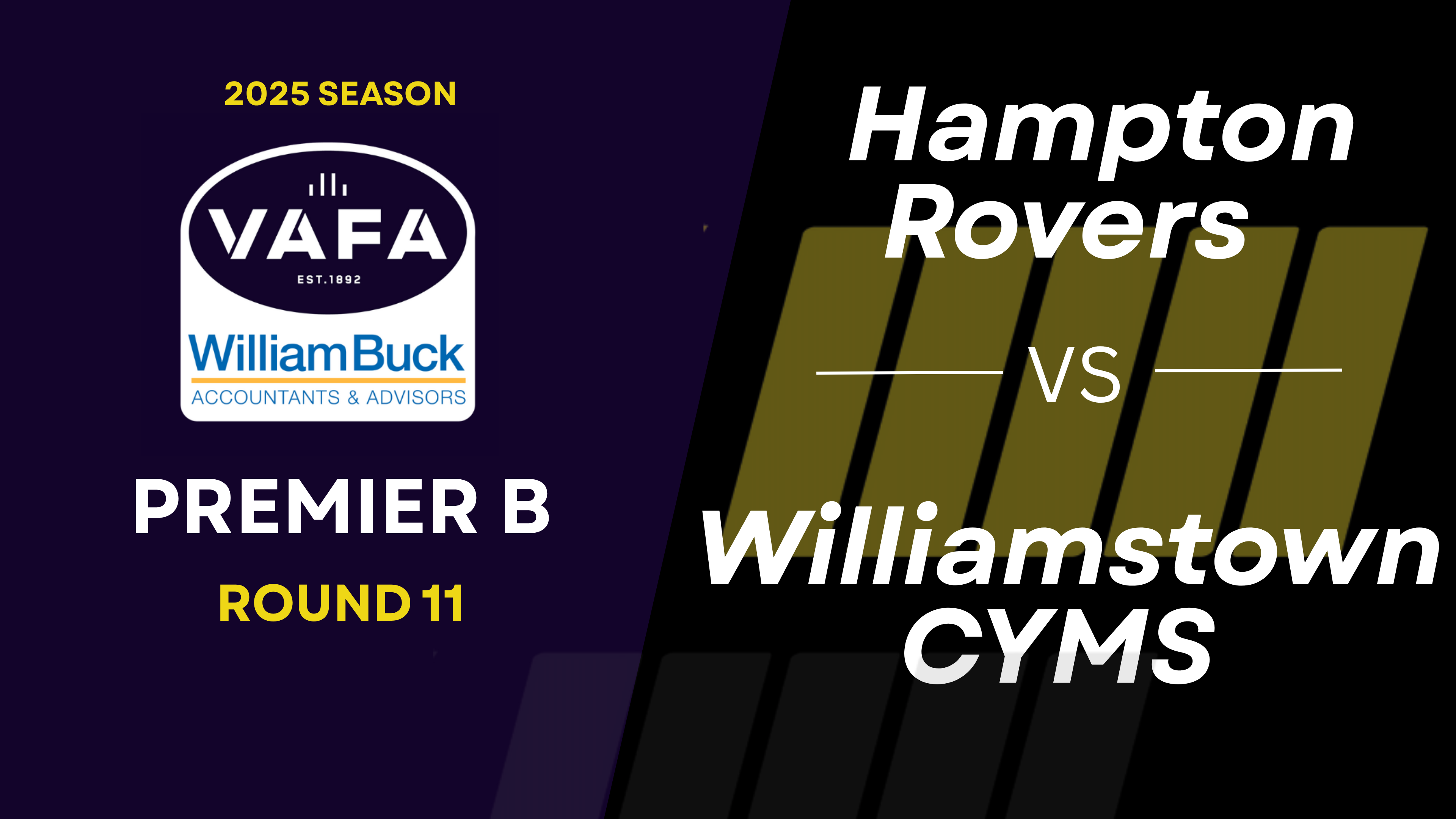 RD11 PREM B Hampton Rovers vs. Williamstown CYMS