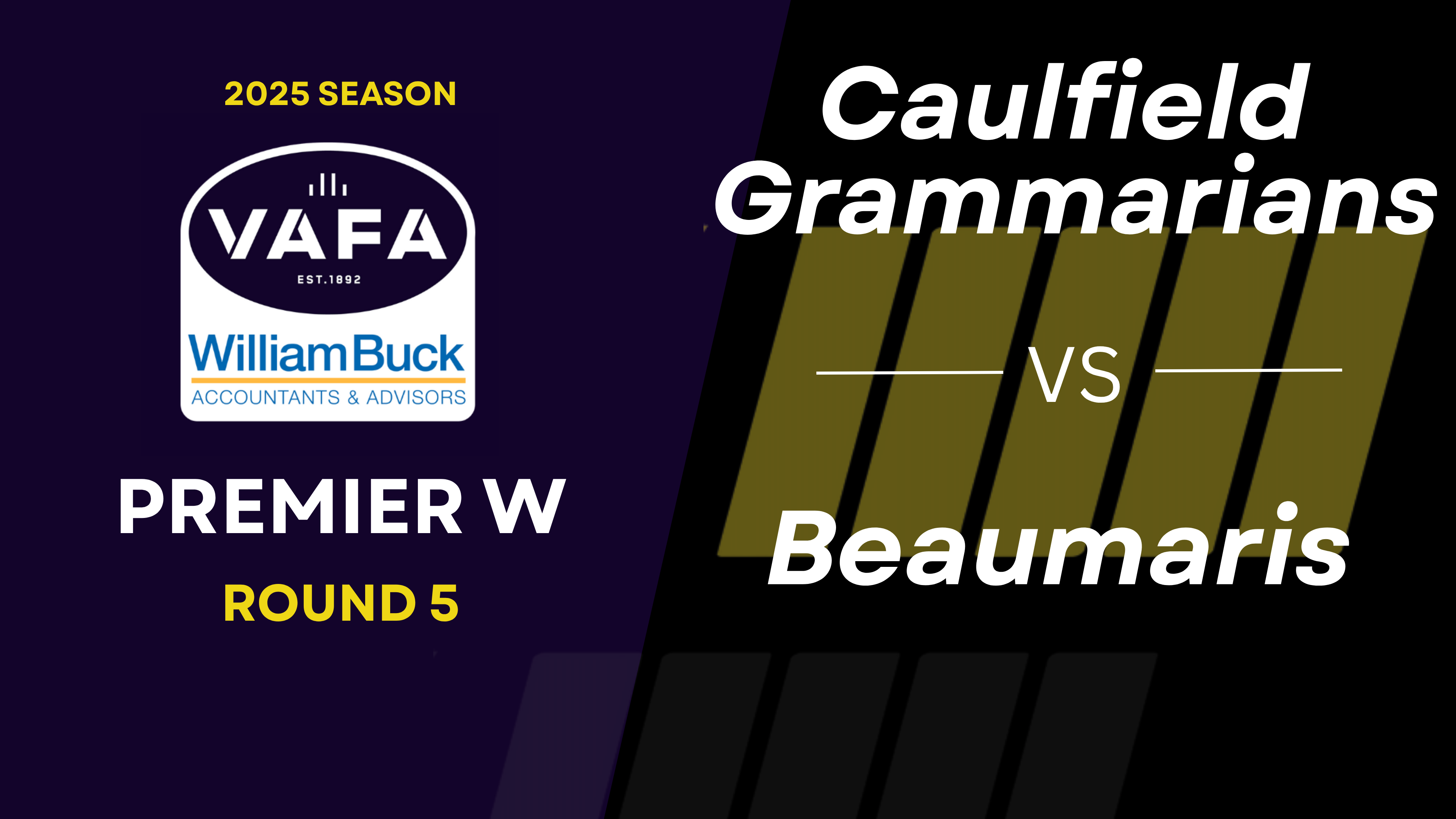 RD5 PREM W Caulfield Grammarians vs.Beaumaris