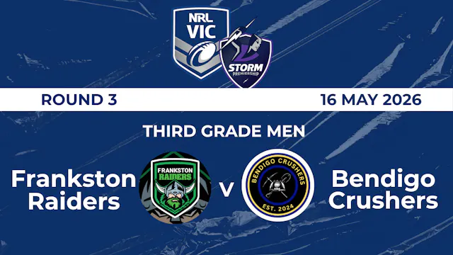 H1 2026 R3 TGM Frankston Raiders v Be...