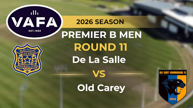 VAFA 2026 R11 PREM B Men's De La Sall...