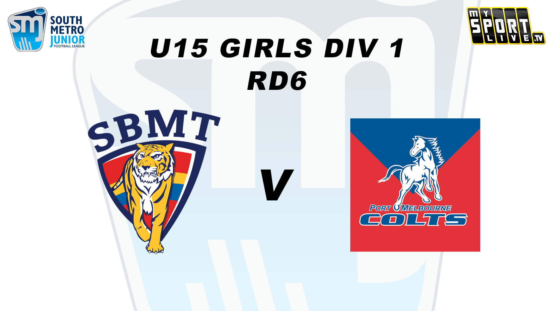 2024 SMJFL RD6 U15 Girls Div 1 SBMT v Port Colts