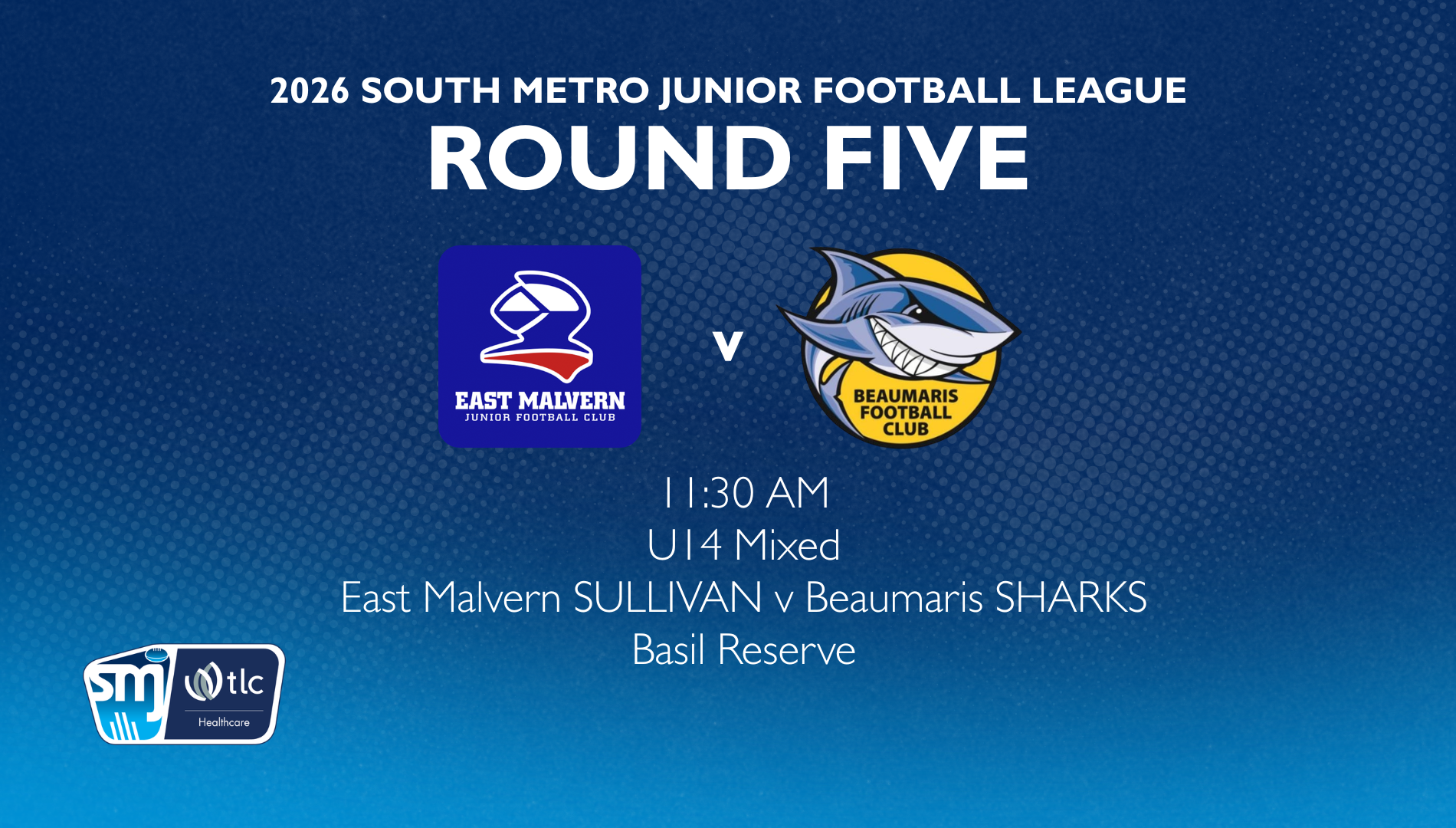 SMJFL R5: U14 Mixed - East Malvern V Beaumaris
