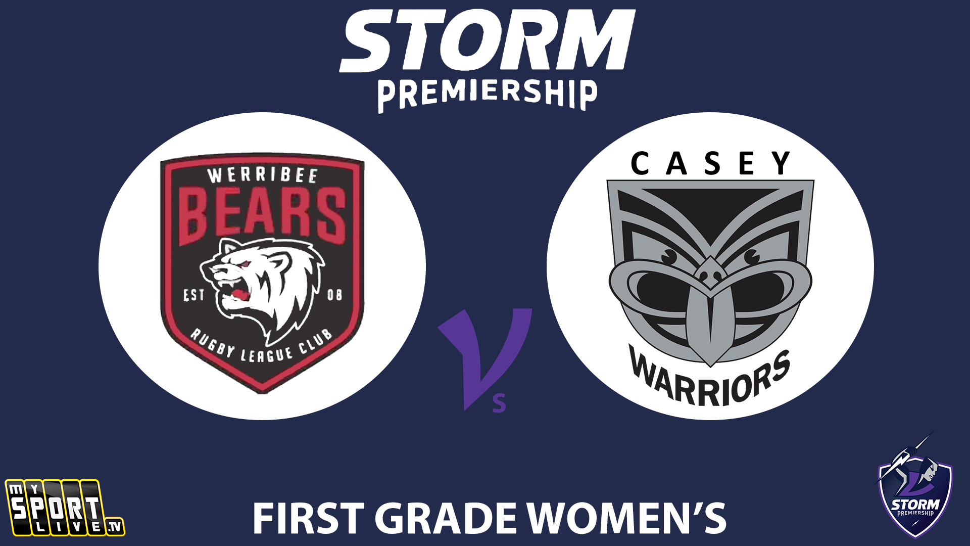 H1 2024 R15 First Grade Women's: Werribee Bears vs. Casey Warriors
