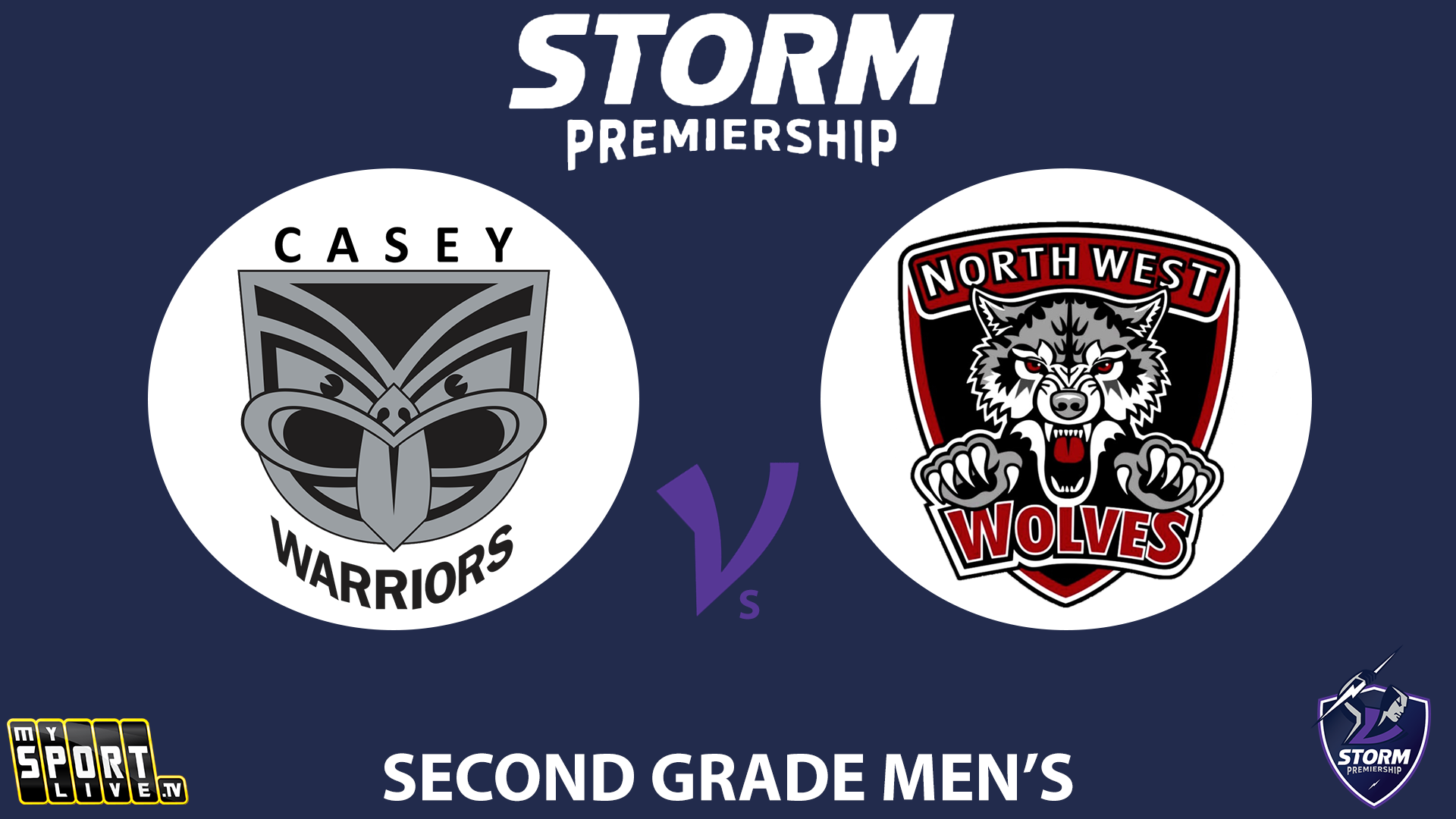 H1 2025 RD6 Second Grade Men Casey Warriors vs North West Wolves