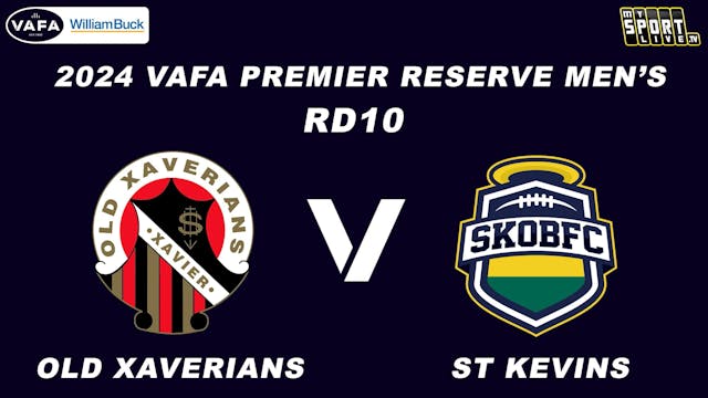 2024 VAFA RD10 PREM A Reserve Men's O...