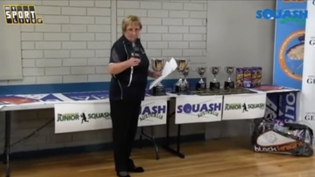 2014 Australian Junior Squash Open - Presentations