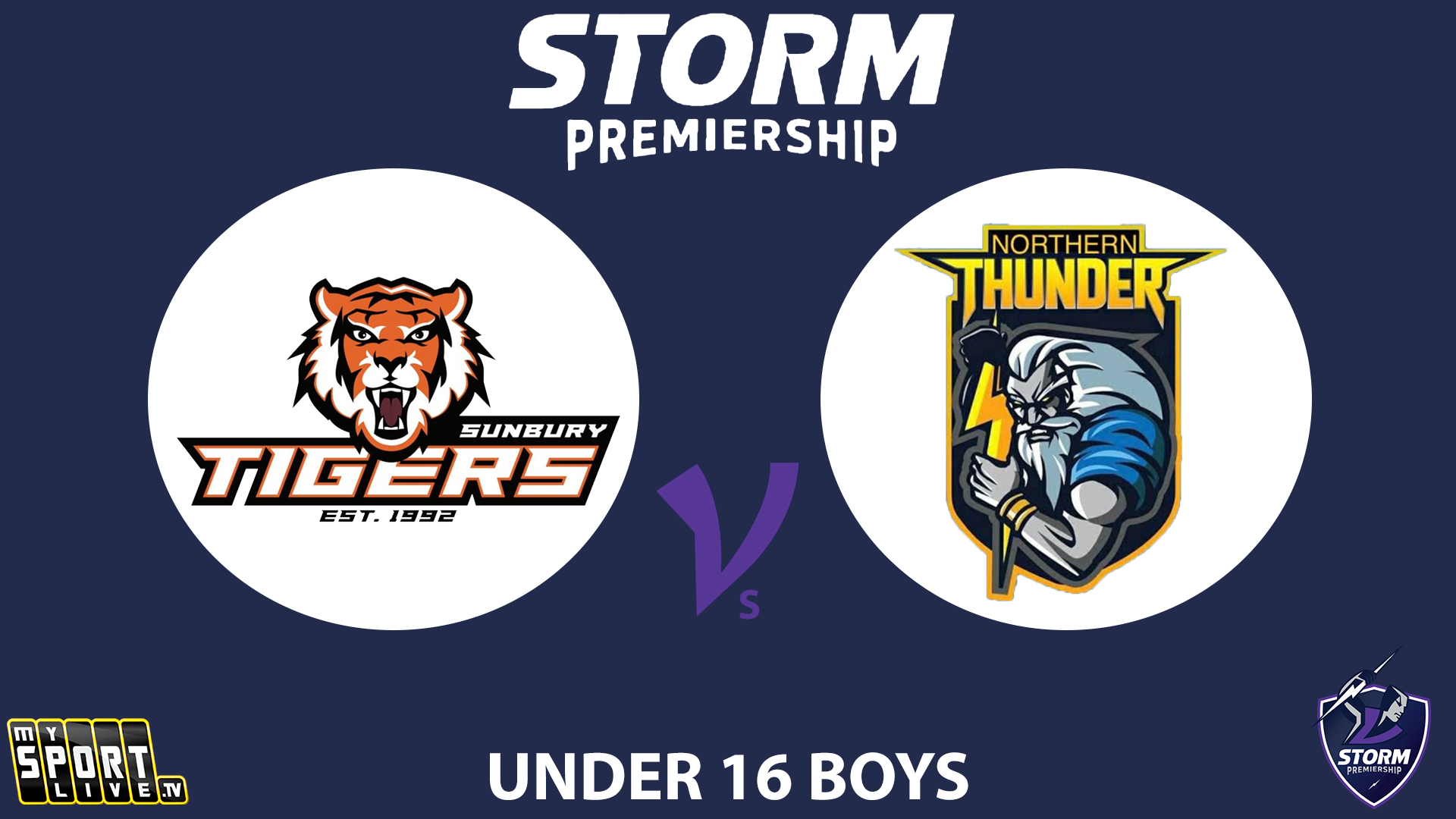 H1 2024 QF U16 Boys: Sunbury Tigers vs. Northern Thunder
