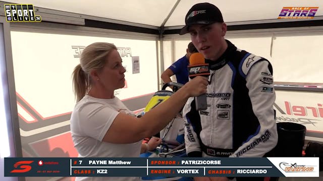 2019 Race of Stars - Matthew Payne