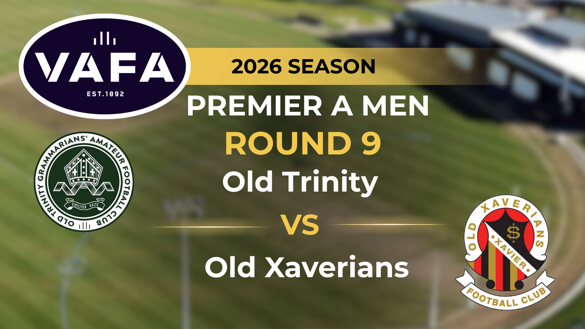 VAFA 2026 R9 PREM A Men's Old Trinity V Old Xaverians