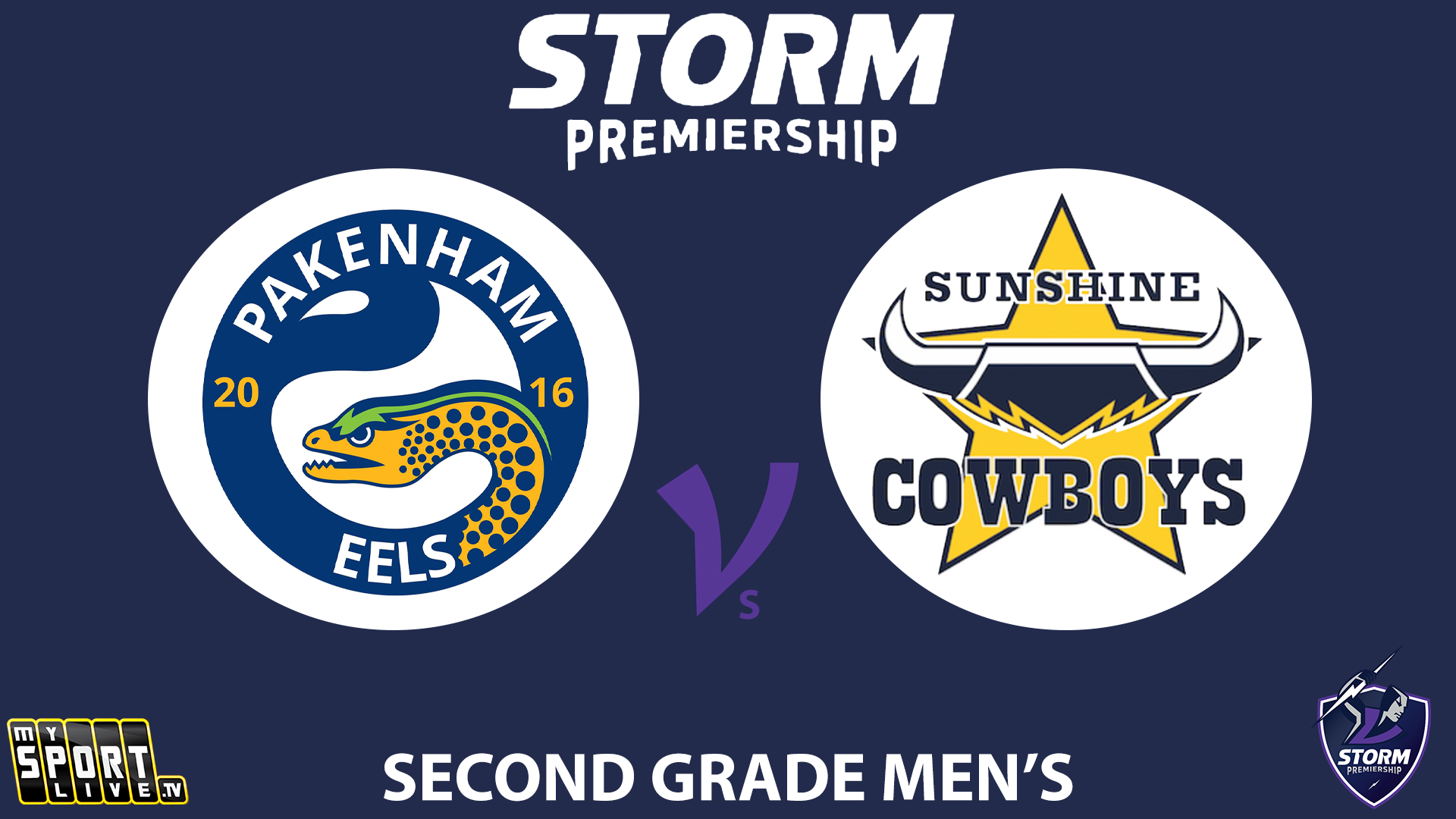 H1 2025 RD4 Second Grade Men - Pakenham Eels vs. Sunshine Cowboys