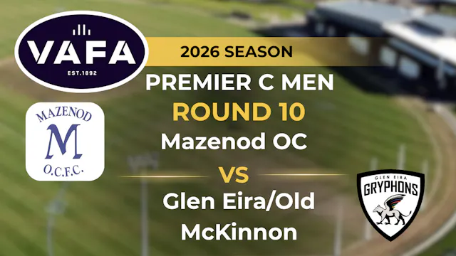 VAFA 2026 R10 PREM C Men's Mazenod OC...