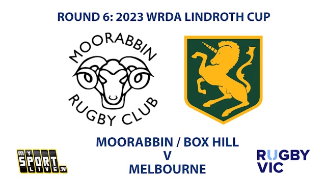 R6: 2023 WRDA LINDROTH CUP - Moorabbin / Box Hill v Melbourne
