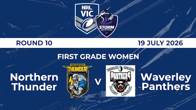 NRL R10: FGW- Northern Thunder v Wave...