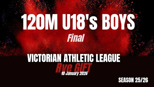 Rye Gift 120M U18 Boys Finals