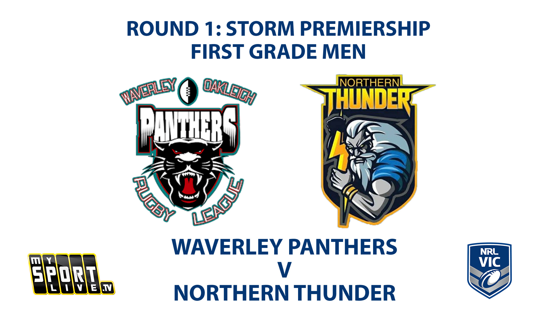 2023 RD1 First Grade Men's: Waverley Panthers v Northern Thunder