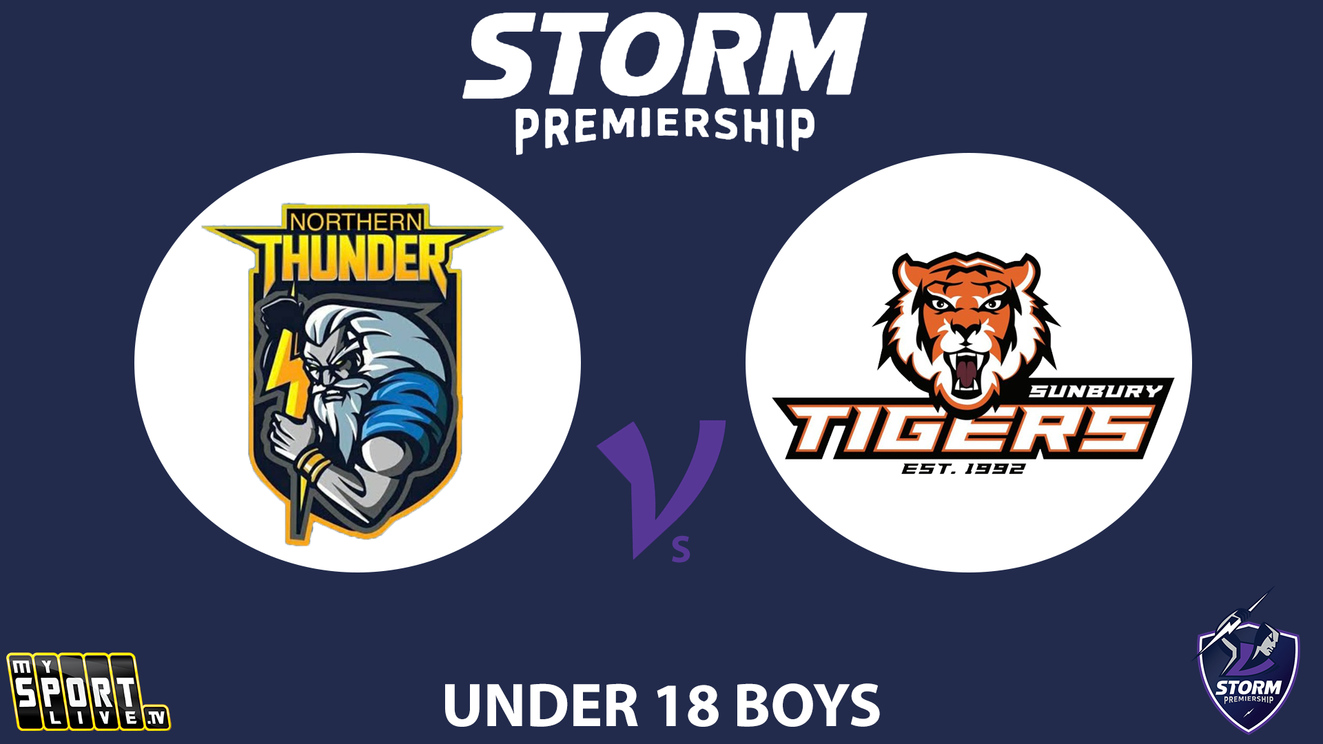 2024 Preliminary Final U18 Boys: Northern Thunder vs. Sunbury Tigers