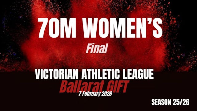 Ballarat Gift - 70M Womens - Finals