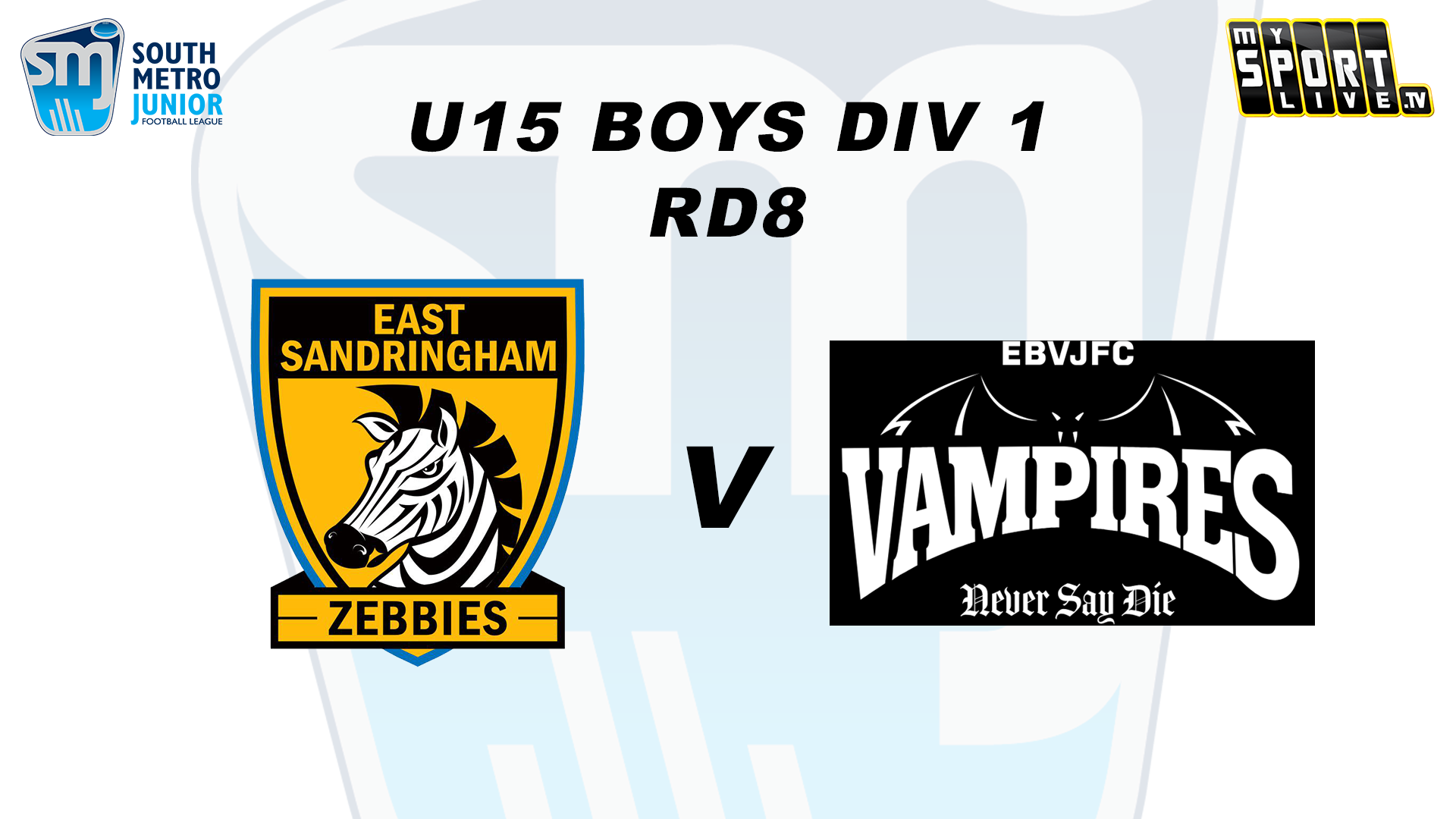 2024 SMJFL RD8 U15 Boys DIV 1 East Sandringham v E Brighton Vampires