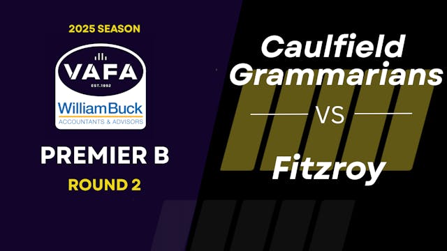RD2 PREM B Caulfield Grammarians vs.F...
