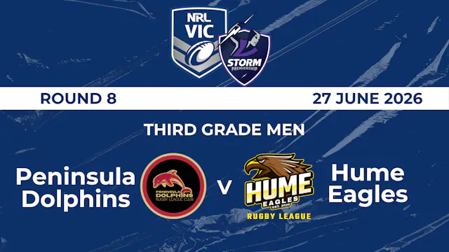 H2 2026 R8 Third Grade Men Peninsula ...