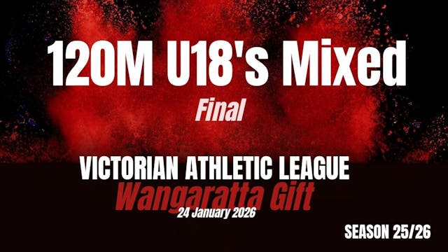 Wangaratta Gift - 120m U18 - Final