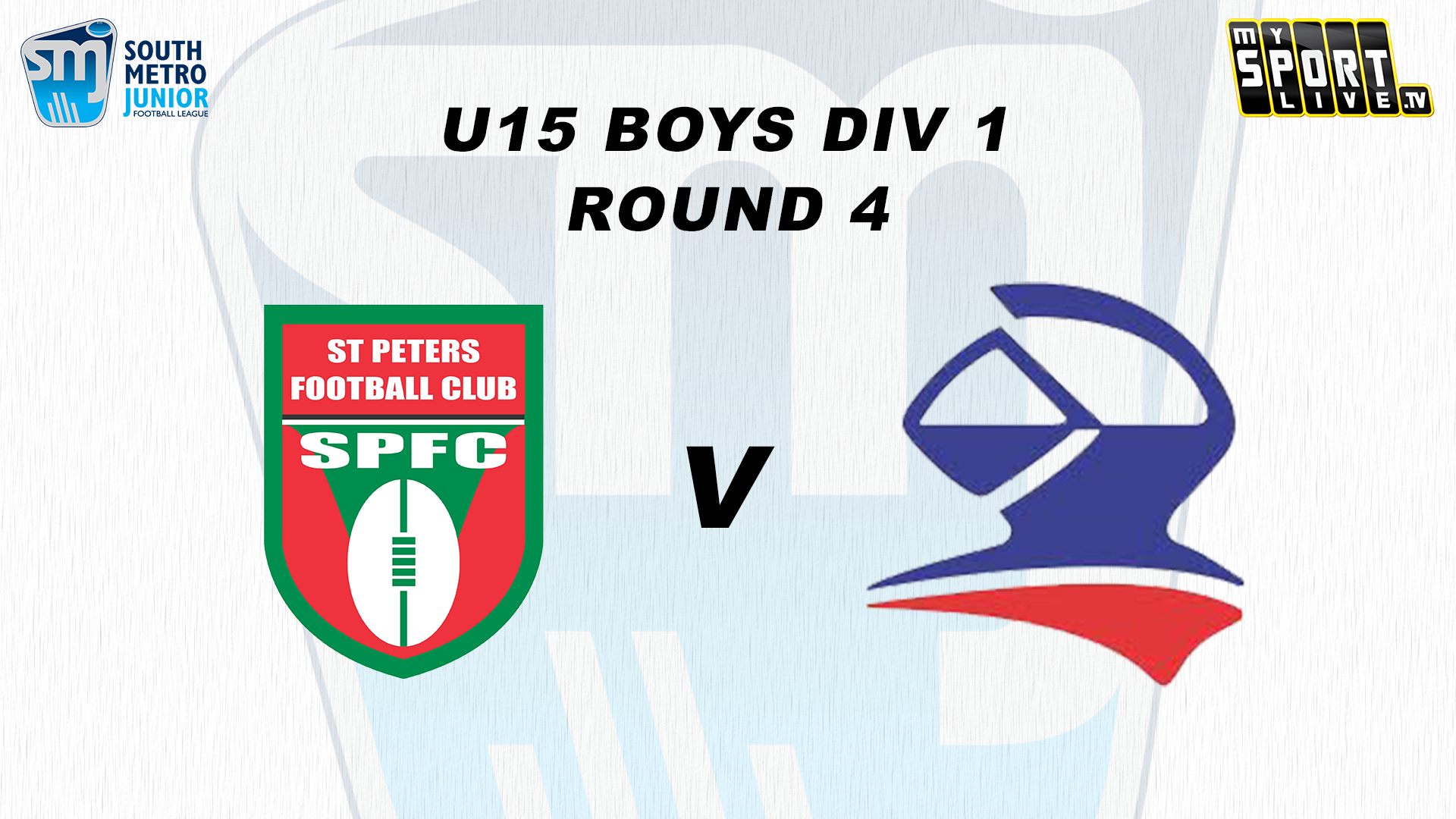 2025 SMJFL RD4  U15 Boys Div 1 Saints vs East Malvern