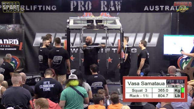 ACA2017 PRO RAW POWERLIFTING (SUN)