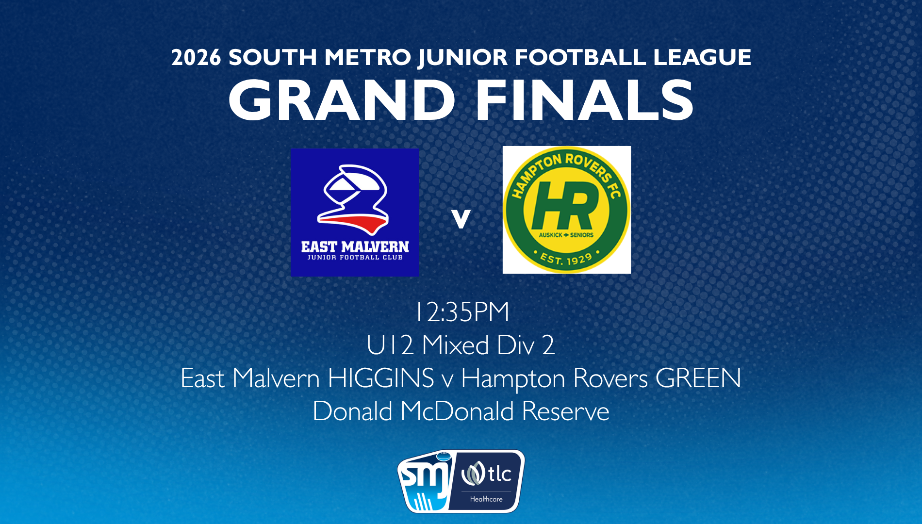 SMJFL GF: U12 Mixed Div 2 – East Malvern V Hampton Rovers