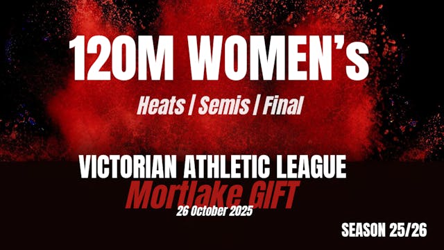 Mortlake 120M Women's Heats Semis Final