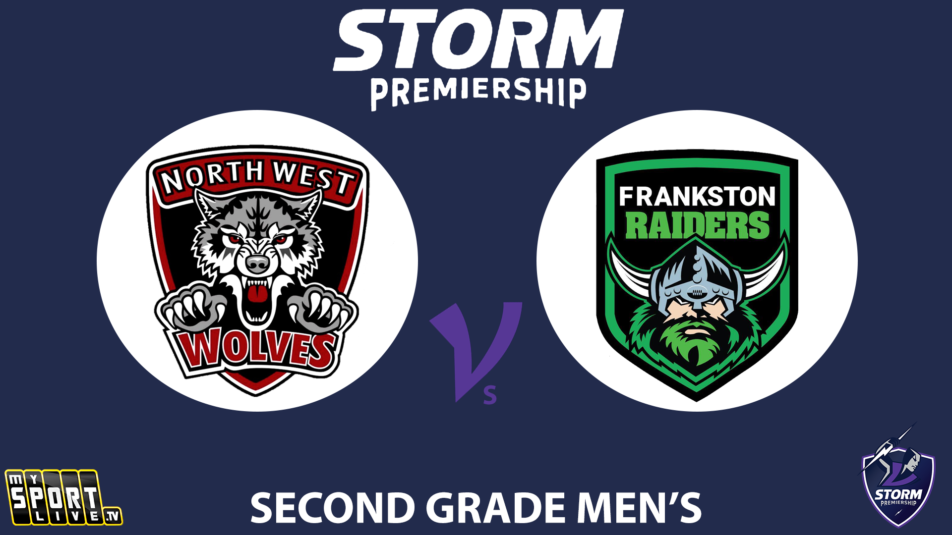 H1 2024 R13 Second Grade Men's: North West Wolves vs. Frankston Raiders