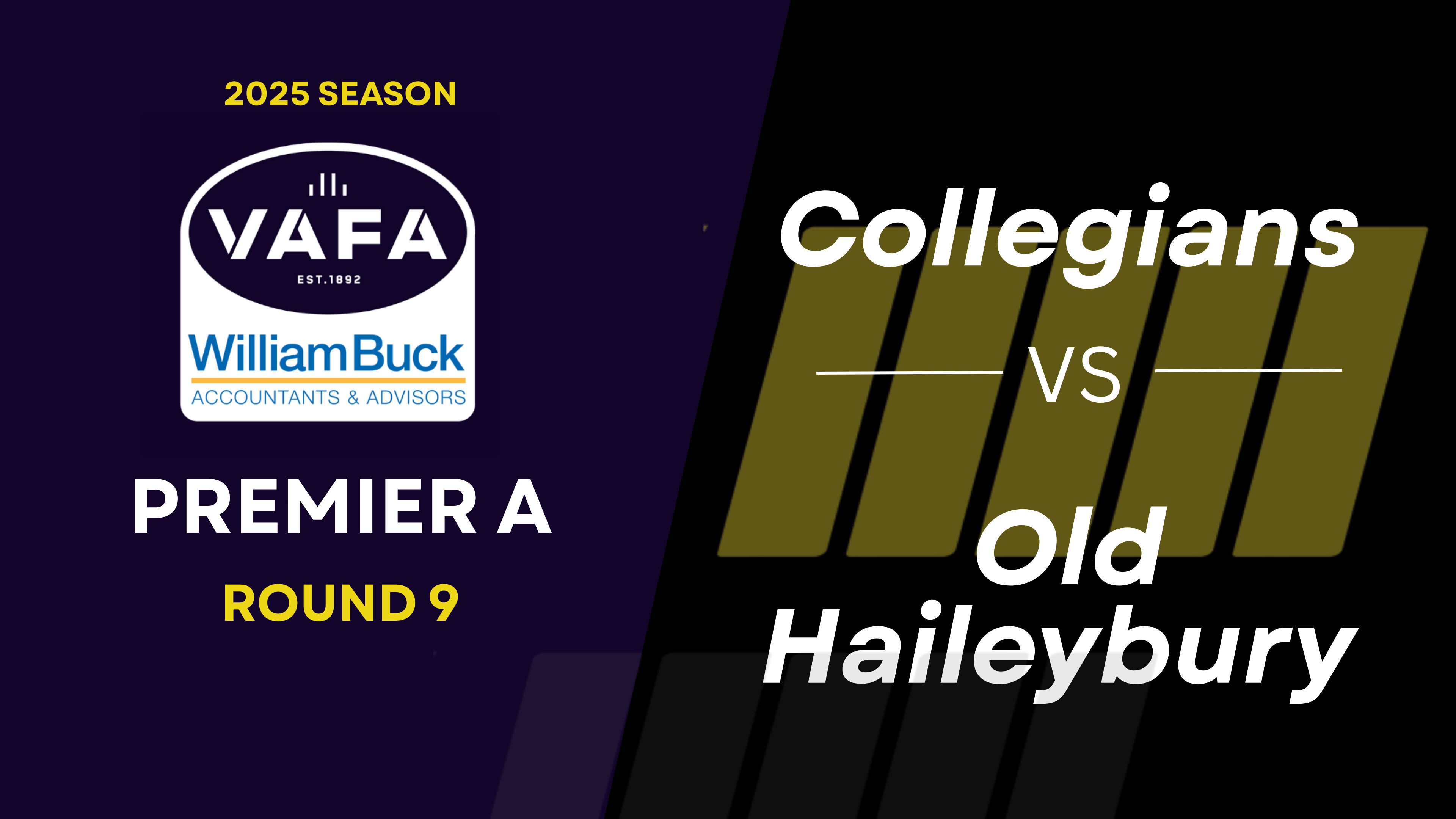 RD9 PREM A Collegians vs Old Haileybury