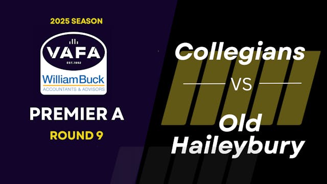 RD9 PREM A Collegians vs Old Haileybury