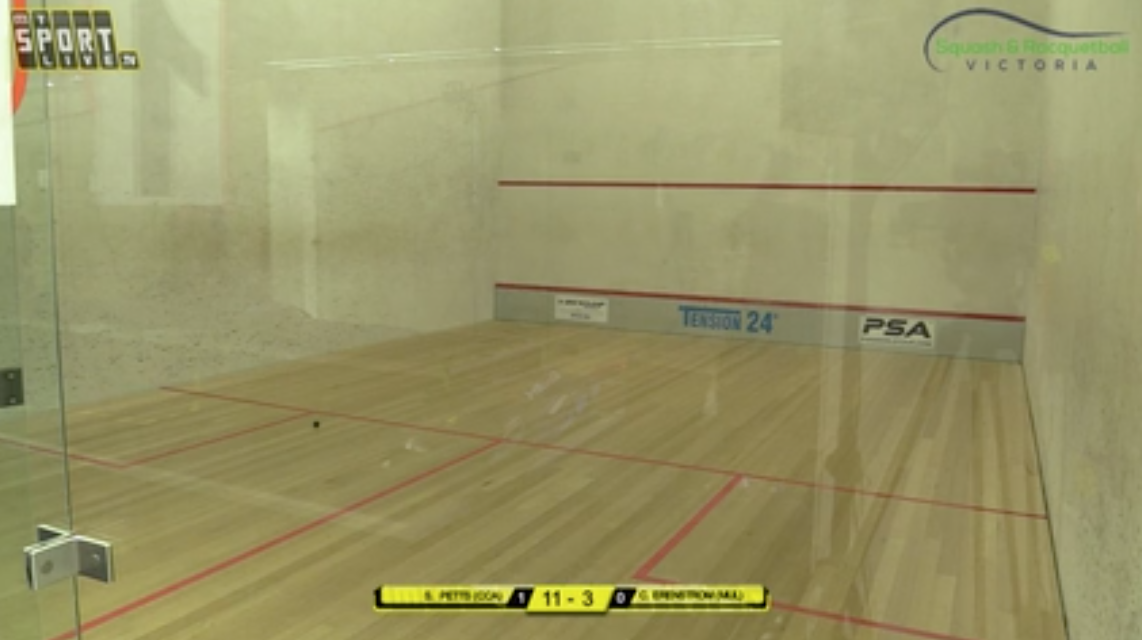 2017 Vic Open Squash - Division 2 - Scott Petts Vs Carl Erenstrom