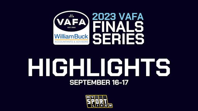 2023 VAFA Finals Week 2 Highlights