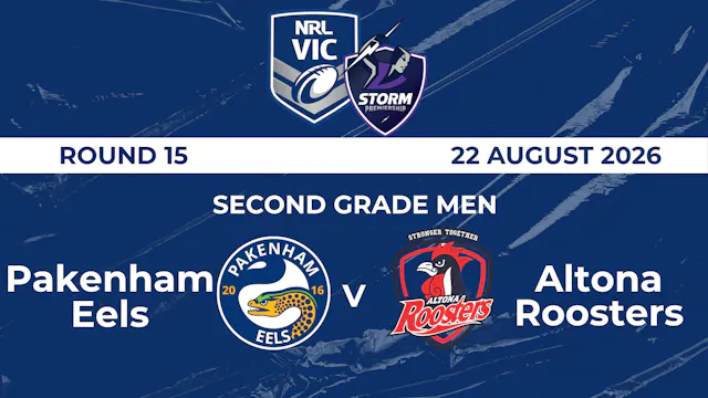 NRL R15: SGM - Pakenham Eels v Altona...
