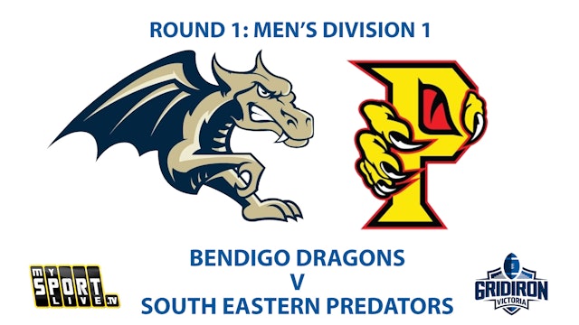 R1: GV Men's Division 1 - Dragons v Predators