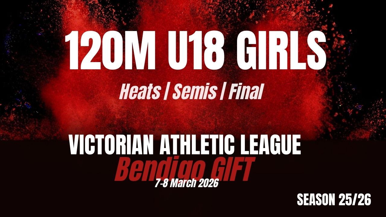 Bendigo Gift D2 - 120M U18 Girls - Heats