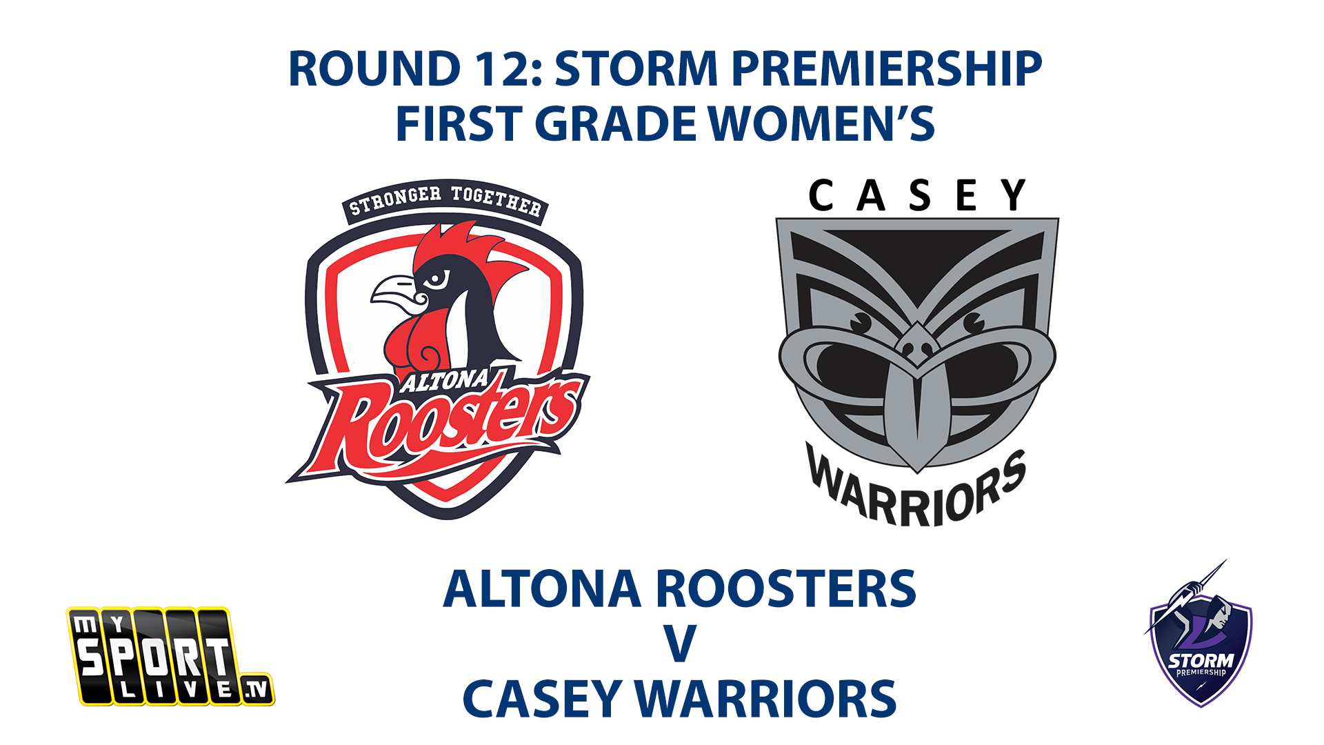 2023 RD12 First Grade Women's: Altona Roosters v Casey Warriors