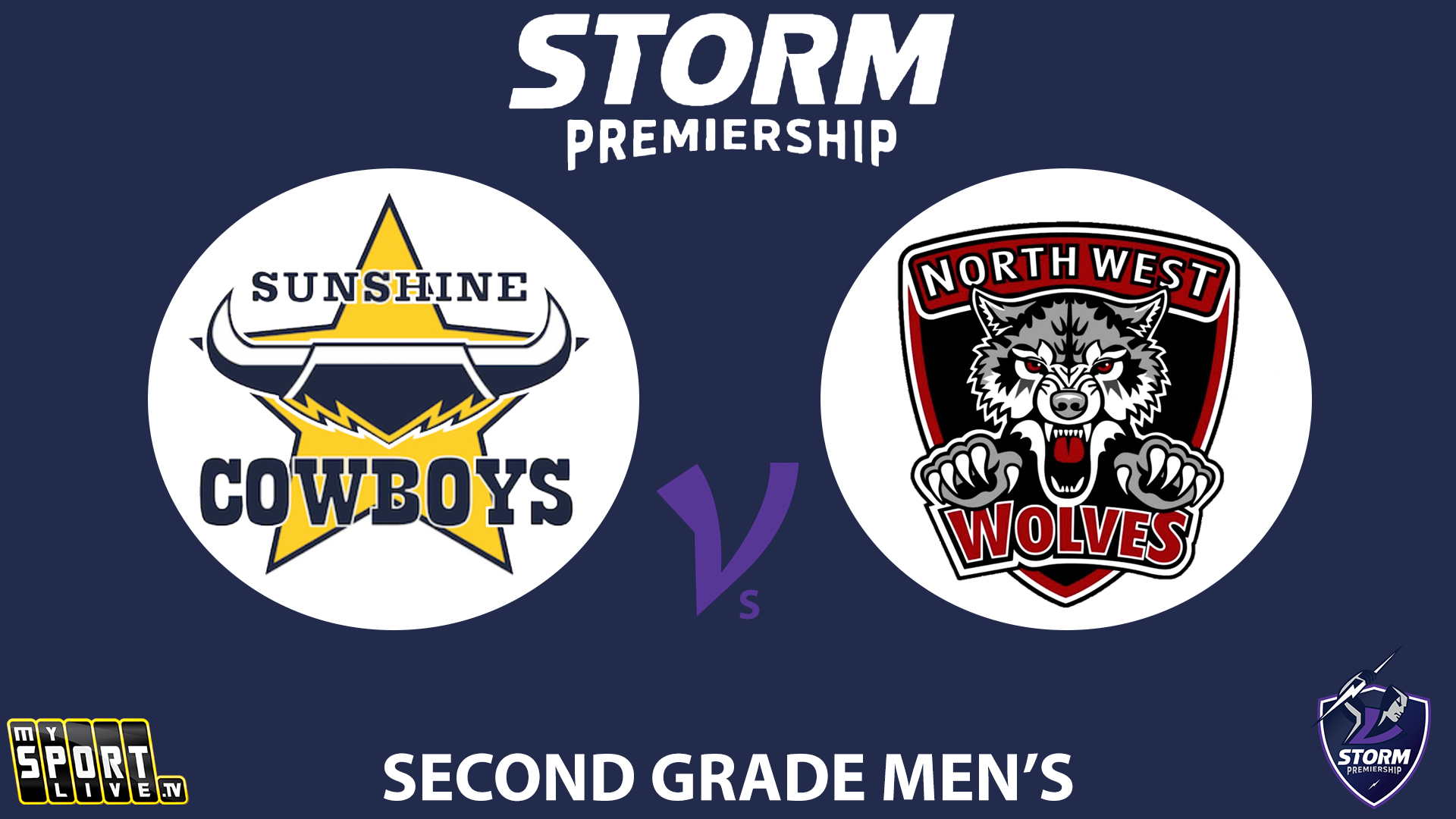 H1 2024 R7 Second Grade Men's: Sunshine Cowboys vs. North West Wolves