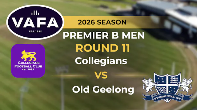 VAFA 2026 R11 PREM B Men's Collegians...