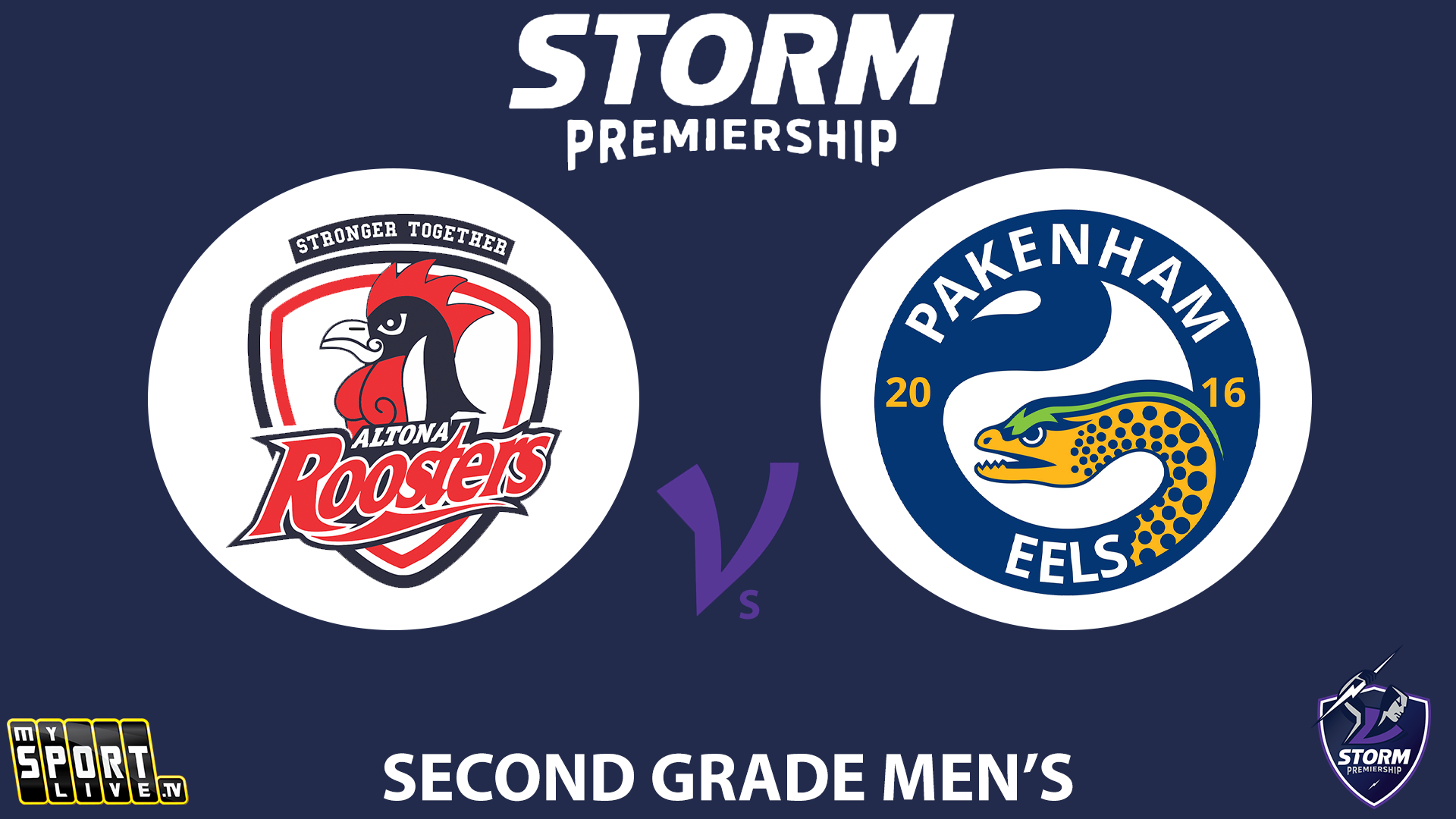 H1 2024 R10 Second Grade Men's: Altona Roosters vs. Pakenham Eels
