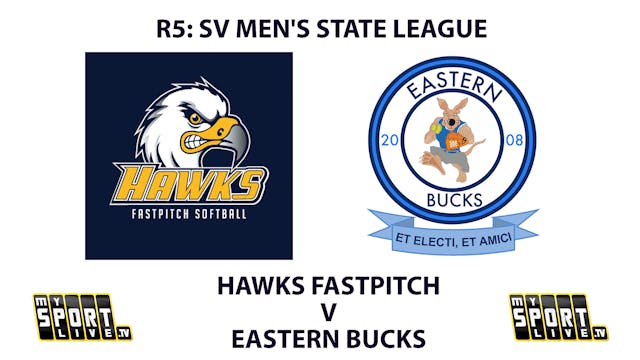 R3 SV Men's State League - Hawks v Bucks