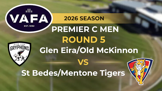 VAFA 2026 R5 PREM C Men’s Glen Eira V...