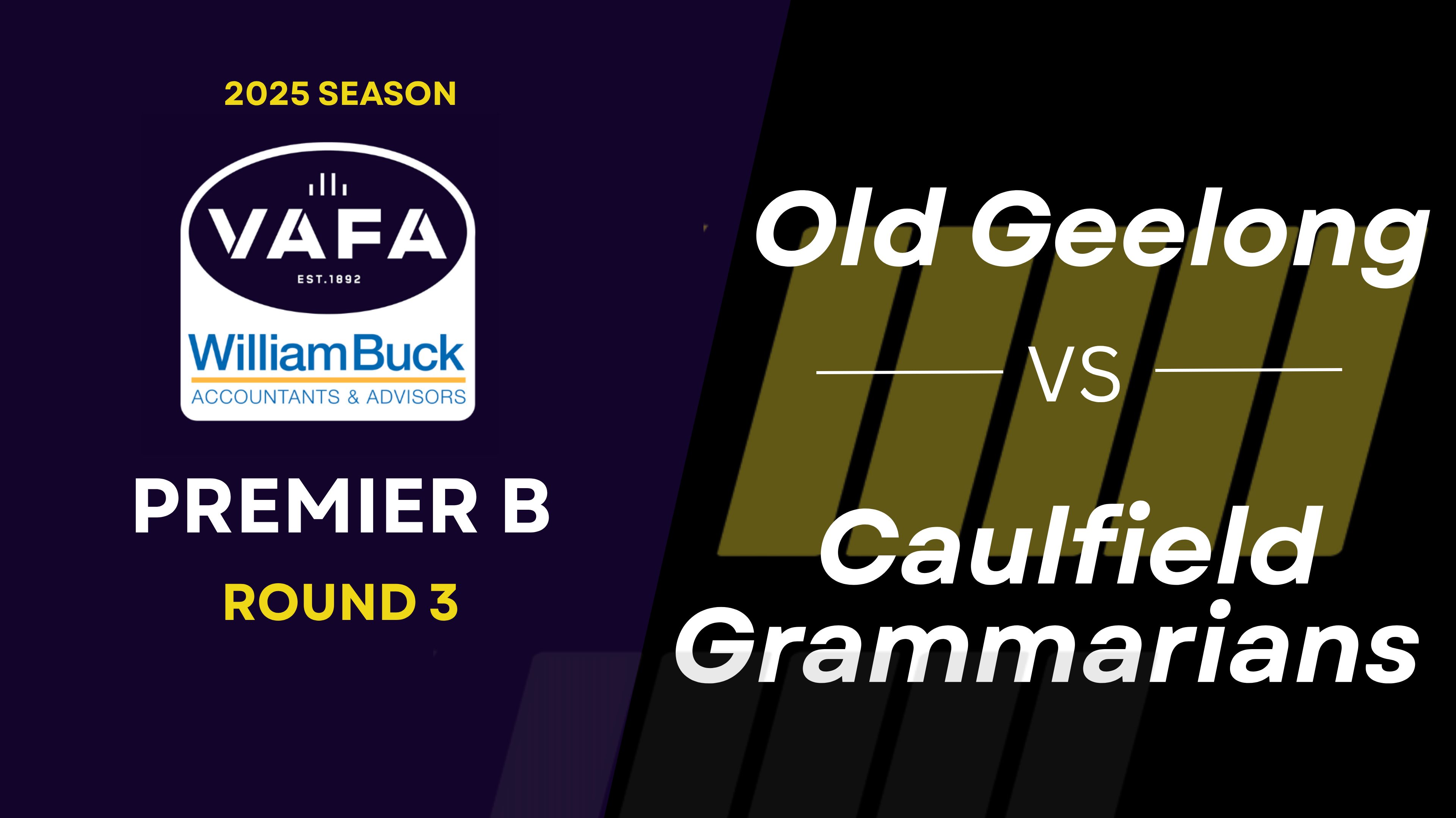 RD3 PREM B Old Geelong vs.Caulfield Grammarians