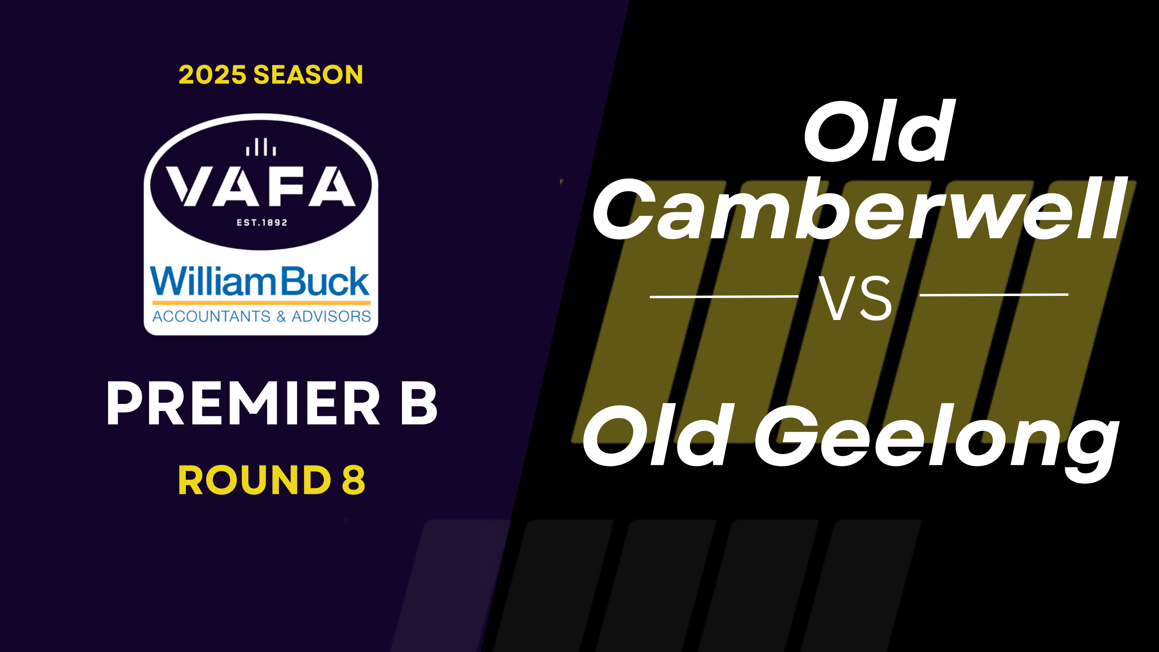 RD8 PREM B Old Camberwell vs. Old Geelong