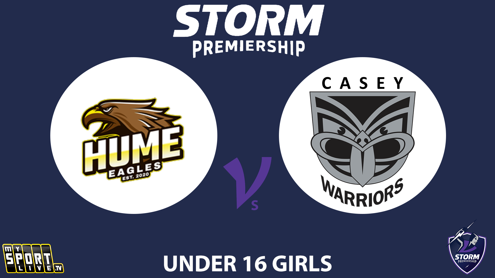 H2 2025 Under 16s Girls Hume Eagles vs.Casey Warriors 